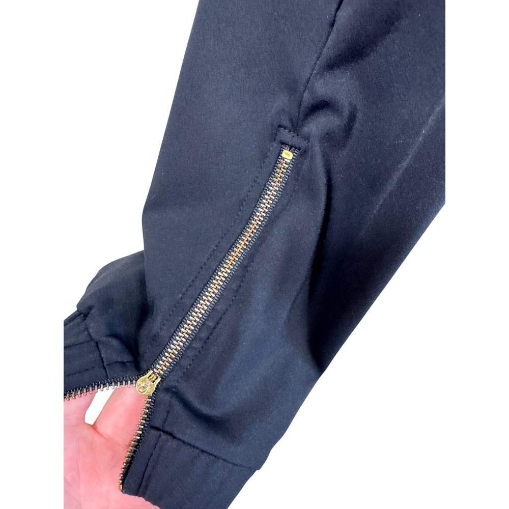 Zyia Active Womens Black Joggers Ankle Zip Drawstring Athletic Pants Small - Picture 3 of 6